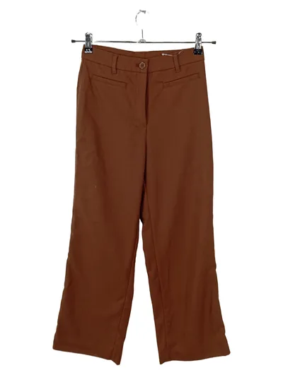Monki Damen Stoffhose Braun Gr. 36 Casual