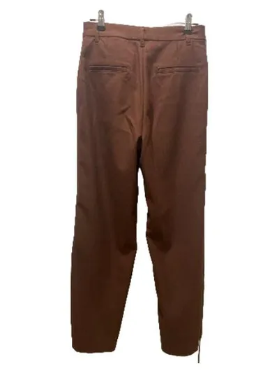 Monki Damen Stoffhose Braun Gr. 36 Casual
