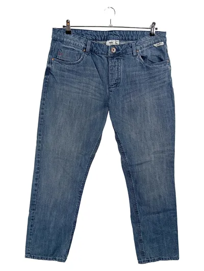 Maui Sports Herren Jeans Straight Leg Gr. 38 Blau 100% Baumwolle W38