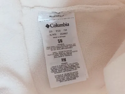 Columbia Damen Bommelmütze Kunstfell Weiß S/M Outdoor Wintermütze