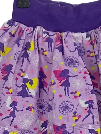 BABAUBA Mädchen Hosenrock Leggings Fee Muster Lila Pink Gr. 92