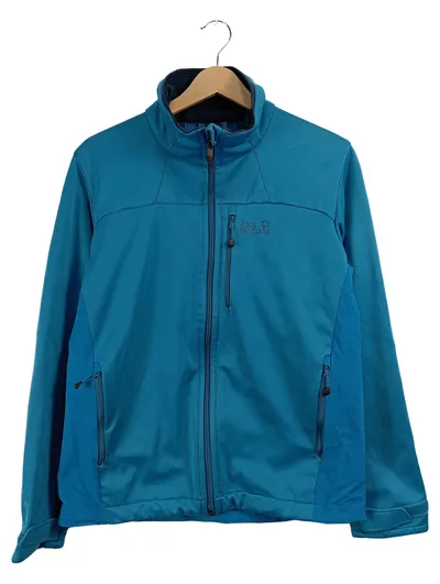 Jack Wolfskin Herren Outdoorjacke Blau Gr. S 46 Softshelljacke