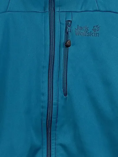 Jack Wolfskin Herren Outdoorjacke Blau Gr. S 46 Softshelljacke