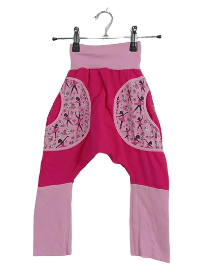 BABAUBA Kinder Pumphose Mädchen Ballerina Pink Gr. 92