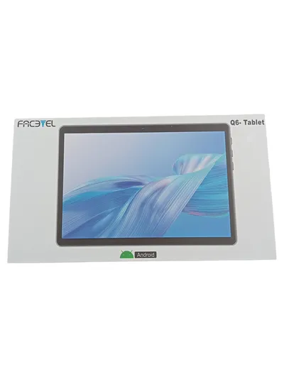 FACETEL Q6 Android Tablet 10 Zoll mit Schutzhülle Rot USB-C Kabel