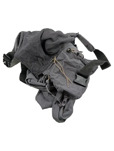 Fräulein Hübsch Babytrage Ergonomisch Grau Baumwolle Babycarrier