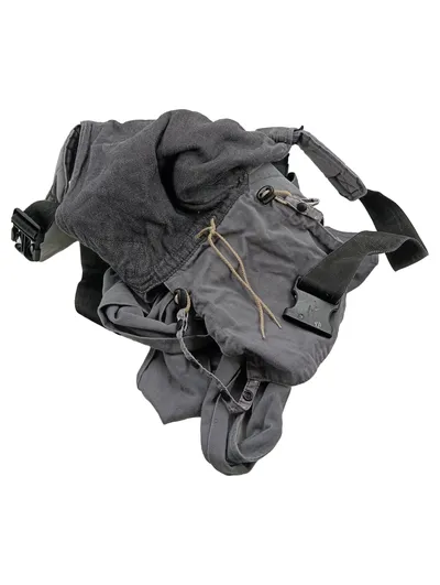 Fräulein Hübsch Babytrage Ergonomisch Grau Baumwolle Babycarrier