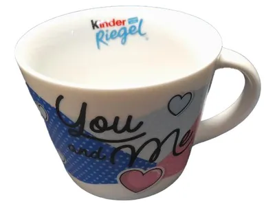 Könitz Porzellan Tasse Kinder Riegel You and Me Herz 300ml