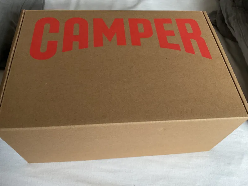 Camper Sneaker Low Damen Leder Schwarz Gr. 37 Schnürschuh Minimalistisch 4