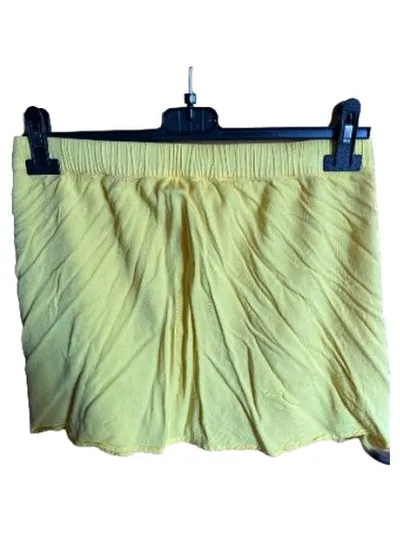 ARMEDANGELS Minirock Damen Gr. S Gelb Casual Knopfleiste