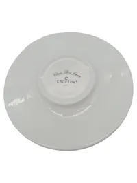 Crofton Kaffeetasse mit Untertasse Classic Bone China Porzellan Weiß 250ml 2
