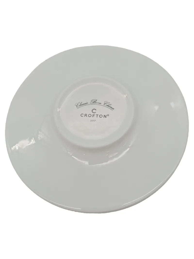 Crofton Kaffeetasse mit Untertasse Classic Bone China Porzellan Weiß 250ml 2