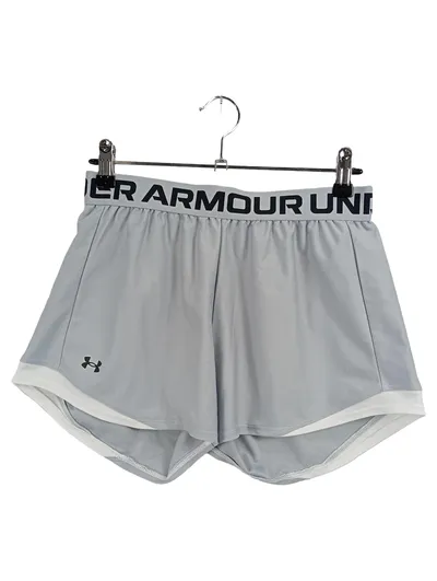 Under Armour Damen Sport Shorts Gr. S Grau Loose Fit Laufshorts