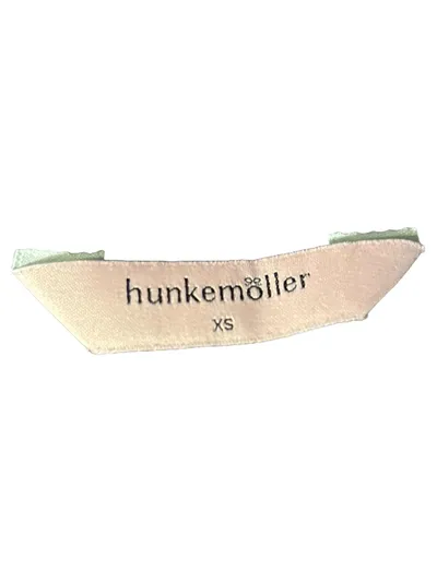 Hunkemöller Henley Langarmshirt Damen XS Lila Rippstrick Knopfleiste