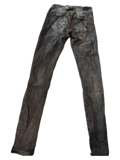 Miracle of Denim Damen Jeans Slim Fit Grau Gr. W26