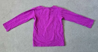 BABAUBA Kinder Langarmshirt Pinguin Motiv Gr. 98 Lila Mädchen