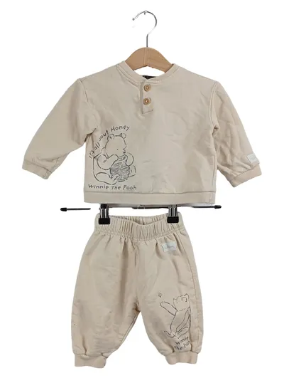 Disney Winnie the Pooh Jogginganzug Kinder Beige Gr. 68
