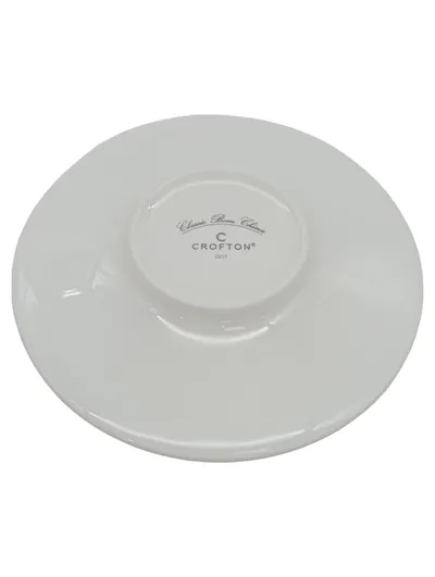 Crofton Classic Bone China Kaffeetasse mit Untertasse Weiß Porzellan 250ml