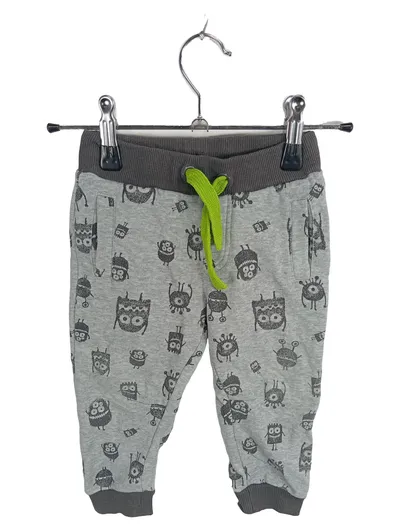 Cool Club Kinder Jogginghose Gr. 92 Grau Monster-Print Jungen