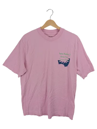 Jack & Jones Originals Herren T-Shirt Rosa Gr. M Santa Monica Print