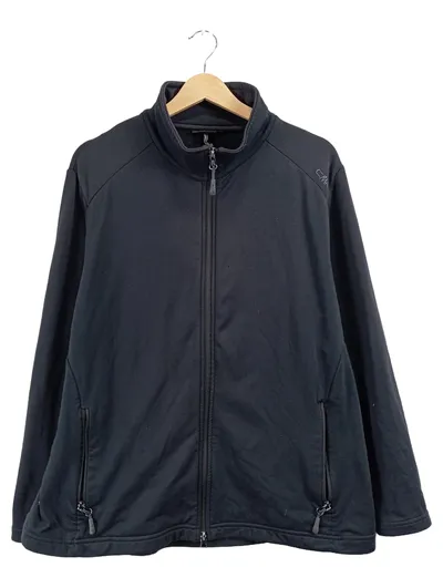 CMP Fleecejacke Damen Gr. 50 XL Schwarz Outdoor Softshell Zip
