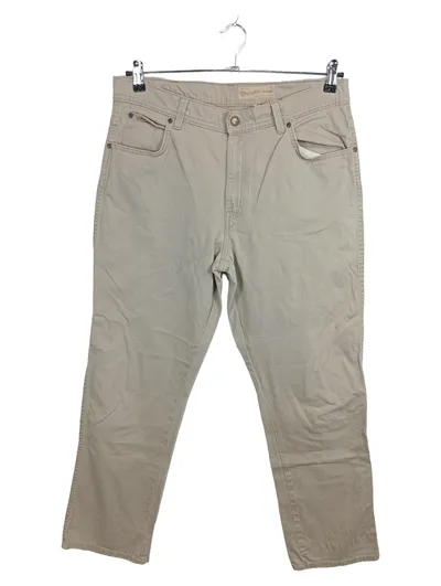 Wrangler Texas Herren Jeans Straight Leg Beige Größe W28/44 Baumwolle