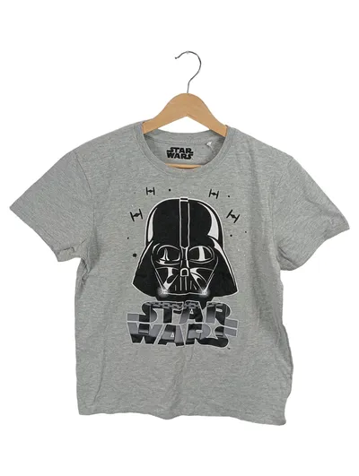 Star Wars Darth Vader T-Shirt Kinder Gr. 164 Grau Fanshirt