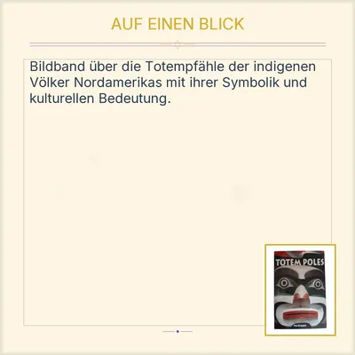 Totem Poles Pat Kramer Bildband Kanada Indianer Kunst Kultur