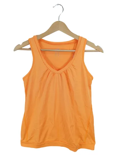 Casall Damen Sport Top Tanktop Orange Gr. 38 M Fitness Yoga