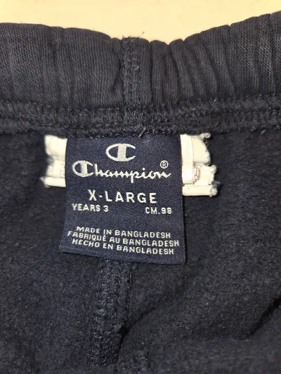 Champion Jogginghose Kinder Gr. 98 Navy Blau Sweatpants Jungen