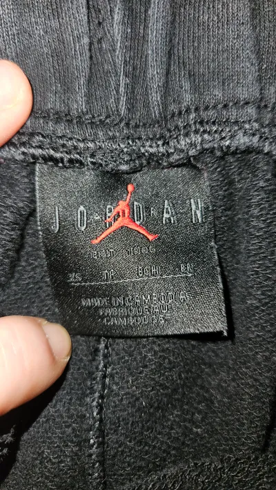 Jordan Herren Shorts Schwarz Größe XS Baumwolle Sportshorts