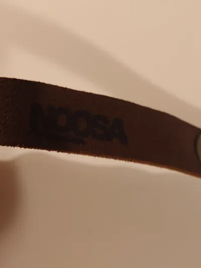 NOOSA-Amsterdam Leder Wickelarmband Braun Druckknöpfe 47cm
