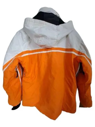 HOT STUFF Skijacke Damen Gr. 40 Orange Weiß Winterjacke Ski