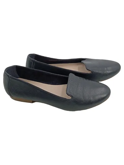 5th Avenue Damen Loafer Slipper Gr. 38,5 Blau Leder Flats Business