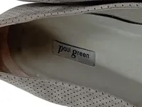 Paul Green Damen Ballerinas Gr. 39 Grau Leder perforiert Slip-On 3