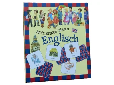 Mein erstes Memo Englisch Schwager & Steinlein Gedächtnisspiel 64 Karten
