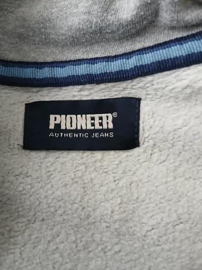 Pioneer Authentic Jeans Herren Pullover Troyer Grau 3XL Half-Zip Sweatshirt