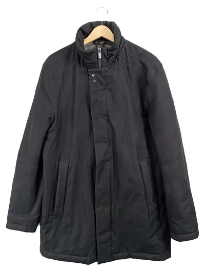 Daniel Hechter Herren Jacke Gr. 50/L Schwarz Business Winterjacke
