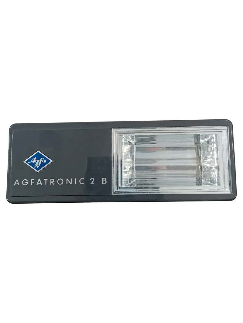 Agfa Agfatronic 2B Blitzgerät Kamerablitz Aufsteckblitz Grau 2