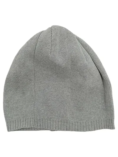 Bench. Slouch Beanie Mütze Grau Logo Strick Wintermütze Unisex