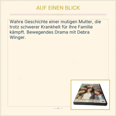 Dawn Anna DVD Debra Winger Biografischer Film Nach Wahren Begebenheiten