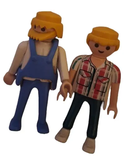 Playmobil Bauernhof Figuren Set Kinder ab 4 Jahre Blau
