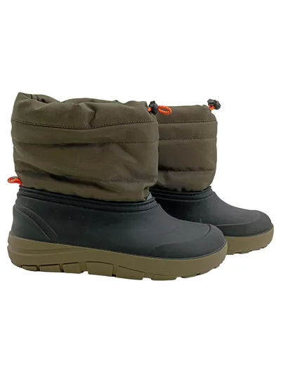 ISA-TRAESKO Kinder Schneestiefel Winterstiefel Gr. 36 Oliv Outdoor warm