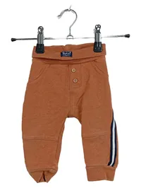 Feetje Jogginghose Baby Gr. 68 Orange Streifen Bio-Baumwolle 1