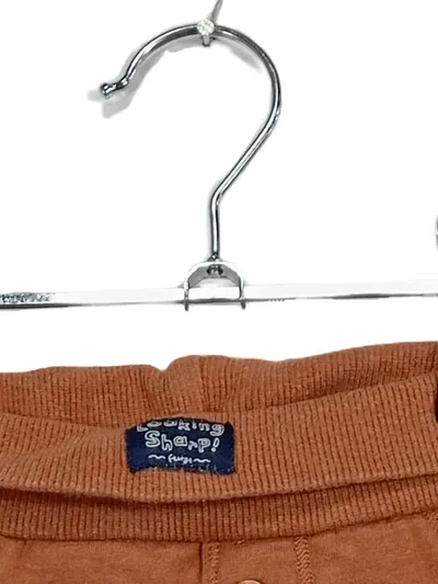Feetje Jogginghose Baby Gr. 68 Orange Streifen Bio-Baumwolle