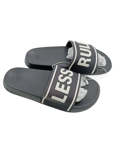 Zara Kinder Pantoletten Badeschuhe Slides Grau Gr. 34/35 NEU
