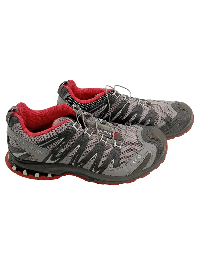 Salomon XA Pro 3D Ultra 2 Trailrunning Outdoorschuhe Damen Gr. 42 Grau Rot 1