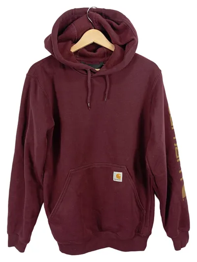 Carhartt Hoodie Kapuzenpullover Damen Gr. XS Bordeaux Rot Streetwear