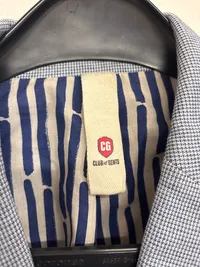 CG Club of Gents Sakko Herren Gr. 52 XL Grau Hahnentritt Business Blazer 2