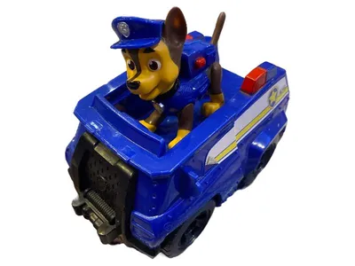 PAW Patrol Chase Polizeiauto Spielzeugauto Kunststoff Blau 12 cm